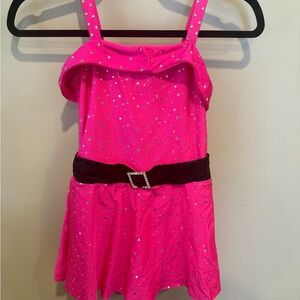 Revolution Pink sparkle dance costume.